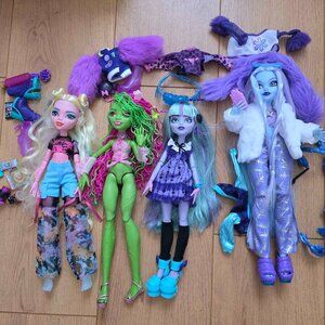 Monster High Doll lot - G3 Abbey, Lagoona, Twyla